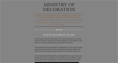 Desktop Screenshot of ministryofdecoration.com